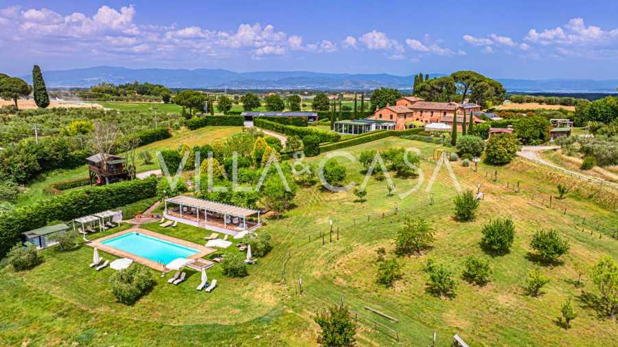 Eksklusiv villa/agriturisme i regionen Umbrien