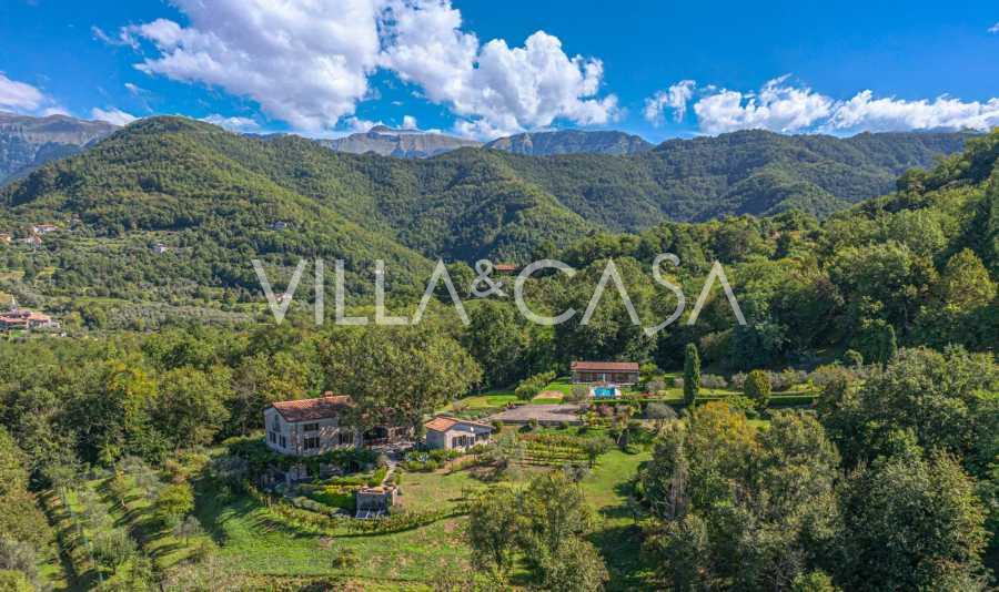 Luksusvilla i Bagnone, Toscana, til salg