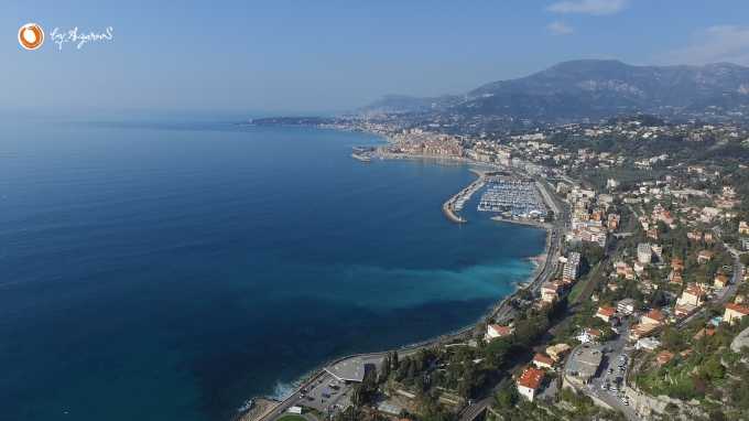 Villa med udsigt over Monaco og Den Franske Riviera i Ventimiglia.