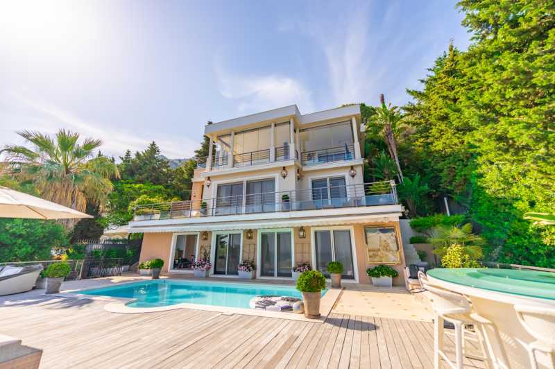 Villa ved havet i Roquebrune-Cap-Martin