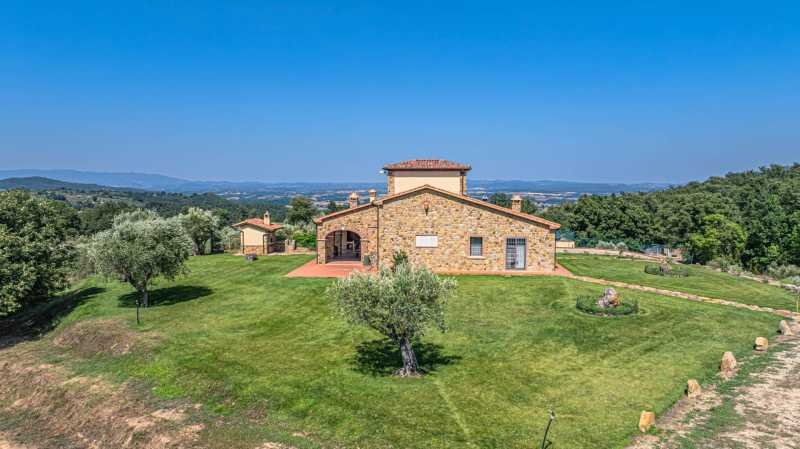 Privat residens med fantastisk udsigt over Toscana