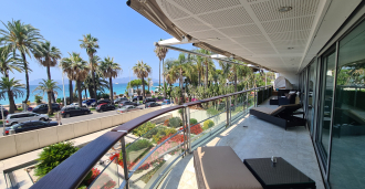 Cannes Lejlighed 320 m2 ved stranden i Croisette Beach.