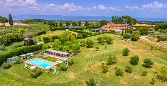 Eksklusiv villa/agriturisme i regionen Umbrien
