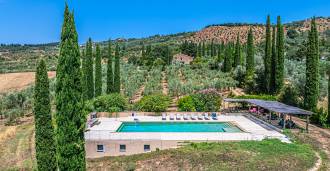 Villa med romersk arv i Toscana til salg