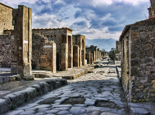 Pompeji i Italien er en særlig by
