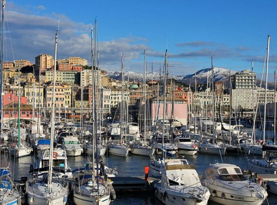 Italiens havne til gåture og rekreation